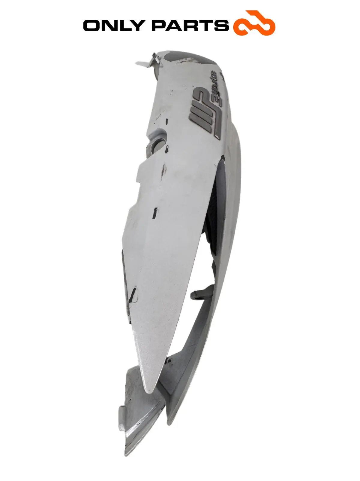 Fianchetto laterale posteriore DX Piaggio Mp3 Yourban 300cc 2013 Bianco usato — foto reale 4