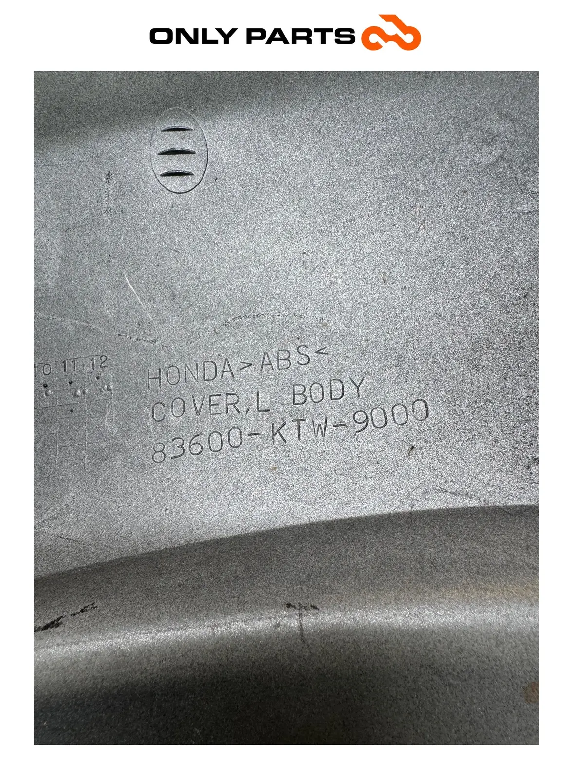Fianchetto posteriore SX Honda SH 300i 2008 Grigio usato — foto reale 14