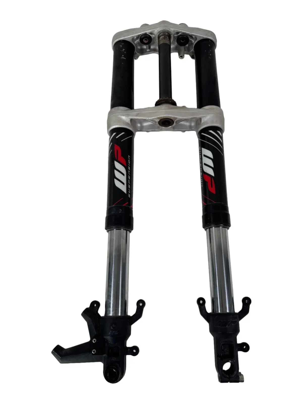 Forcella anteriore completa KTM Duke 200cc 2012 Arancione usato — foto reale 2