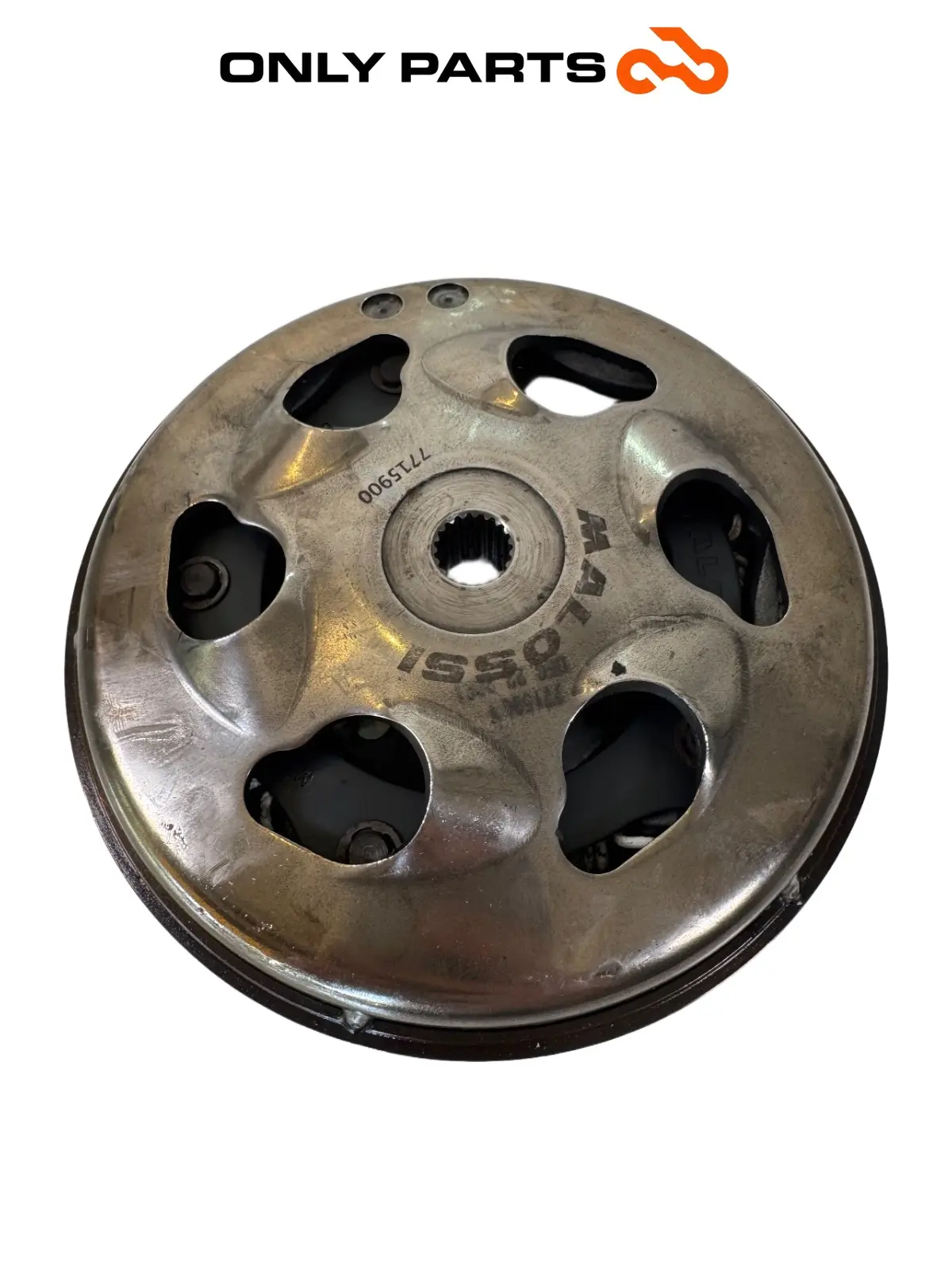 Frizione centrifuga Malossi con campana — kit 2 pezzi (aftermarket) Kymco People GTi 300cc 2014 Bianco usato — foto reale 4