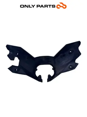 Guscio plastica coprimanubrio inferiore Yamaha X-max 125cc 2014 Grigio opaco usato — foto reale 3