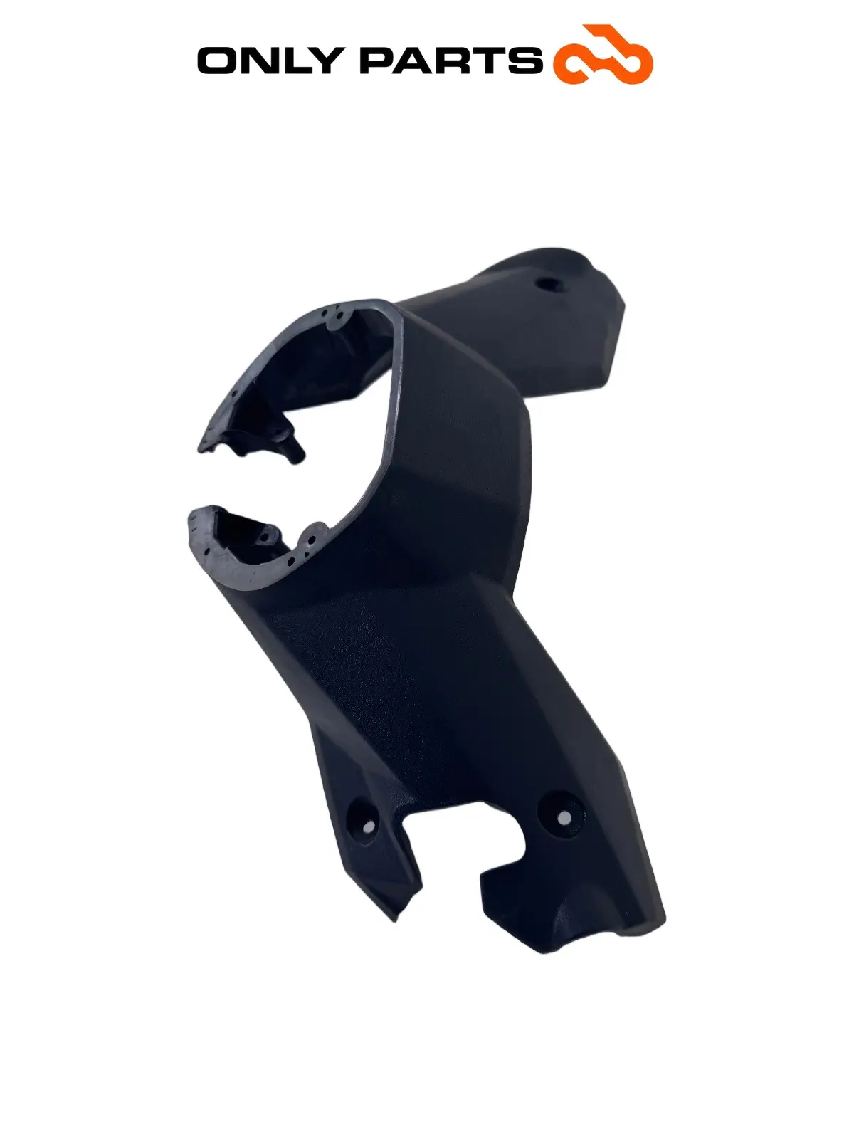 Guscio plastica coprimanubrio inferiore Yamaha X-max 125cc 2014 Grigio opaco usato — foto reale 4