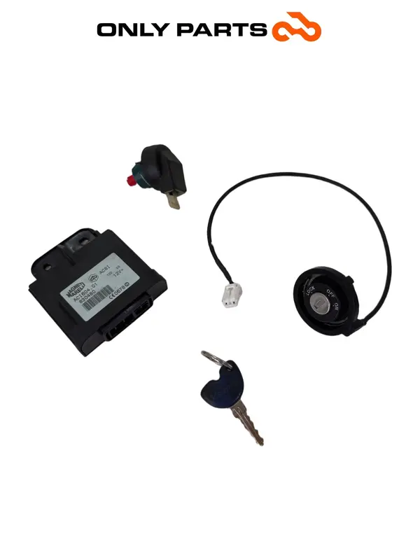 KIT CHIAVI COMPLETO CENTRALINA BLOCCHETTO PIAGGIO VESPA GT 200 ANNO 2003 MARELLI