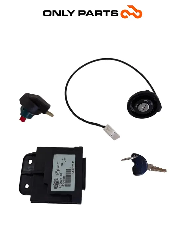 KIT CHIAVI COMPLETO CENTRALINA BLOCCHETTO PIAGGIO VESPA GT 200 ANNO 2003 MARELLI — 2