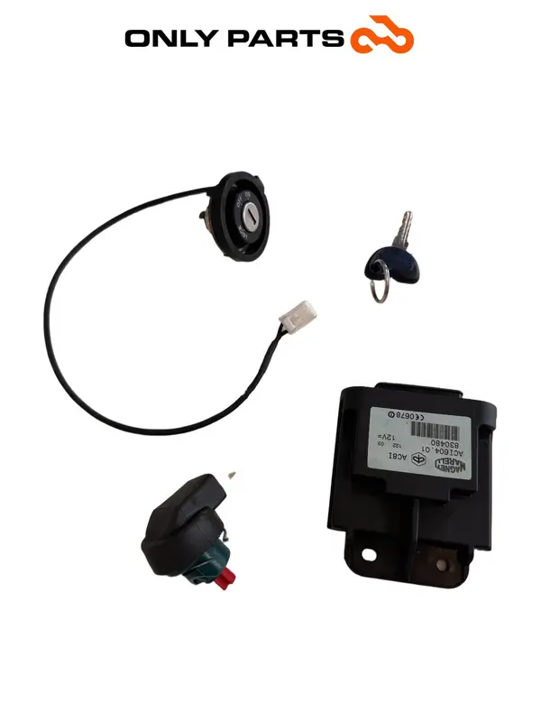 KIT CHIAVI COMPLETO CENTRALINA BLOCCHETTO PIAGGIO VESPA GT 200 ANNO 2003 MARELLI — 3