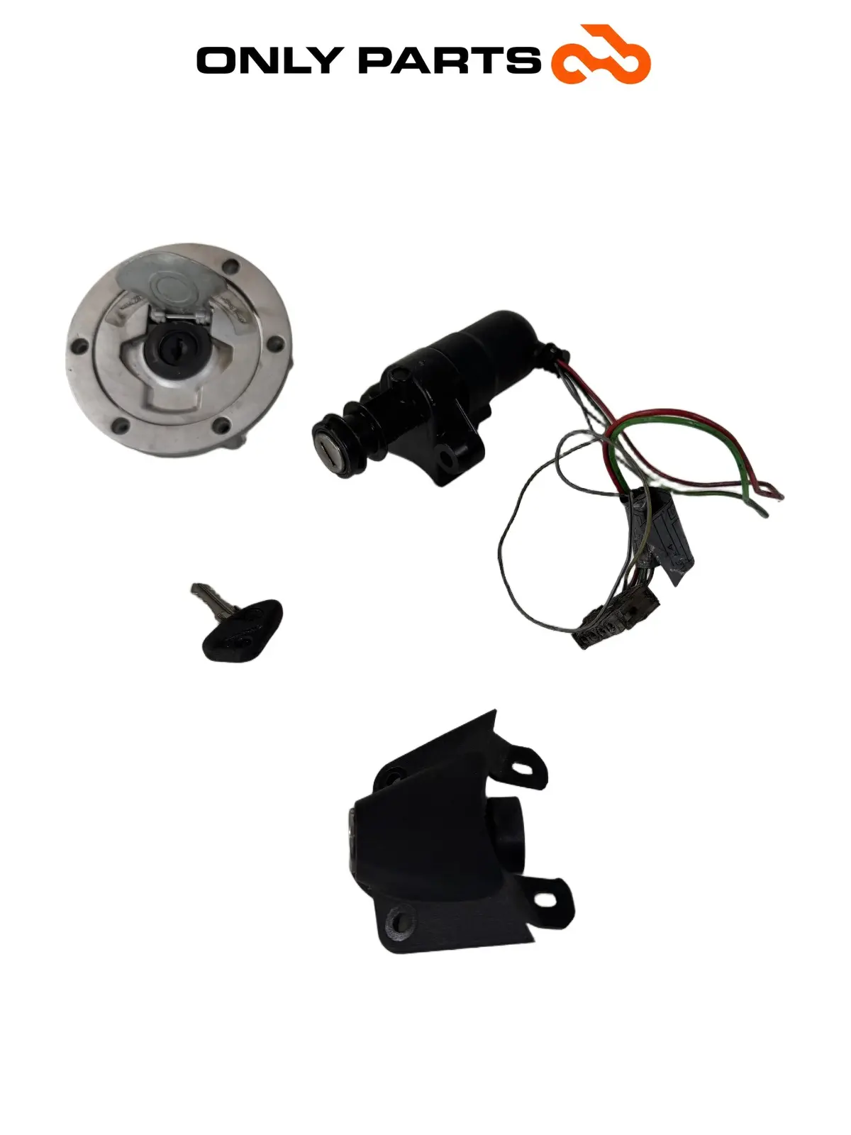 Kit chiavi completo BMW F 650 CS 2001 Grigio usato — foto reale 2