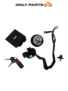 Kit chiavi completo / centralina ECU blocchetto + chiavi Yamaha Tracer 900cc 2019 Nero usato — foto reale 1