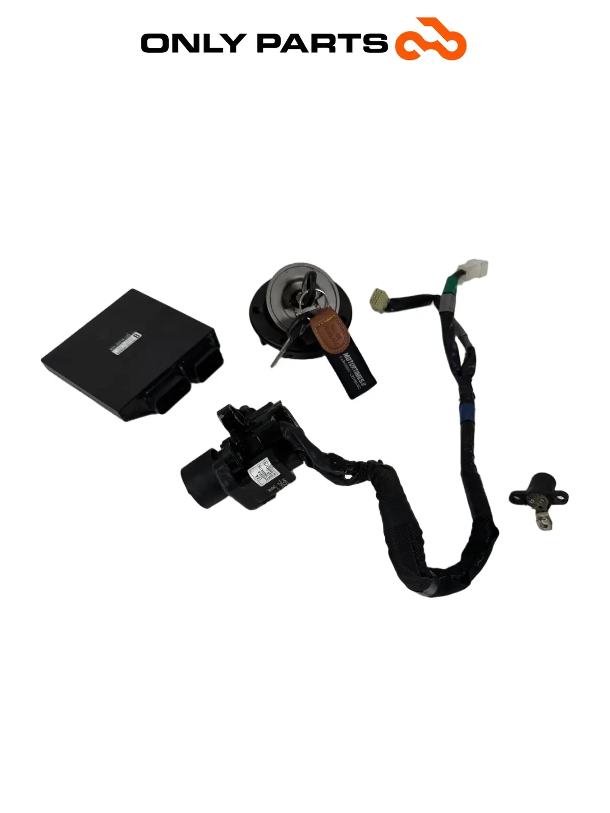 Kit chiavi completo / centralina ECU blocchetto + chiavi Yamaha Tracer 900cc 2019 Nero usato — foto reale 10
