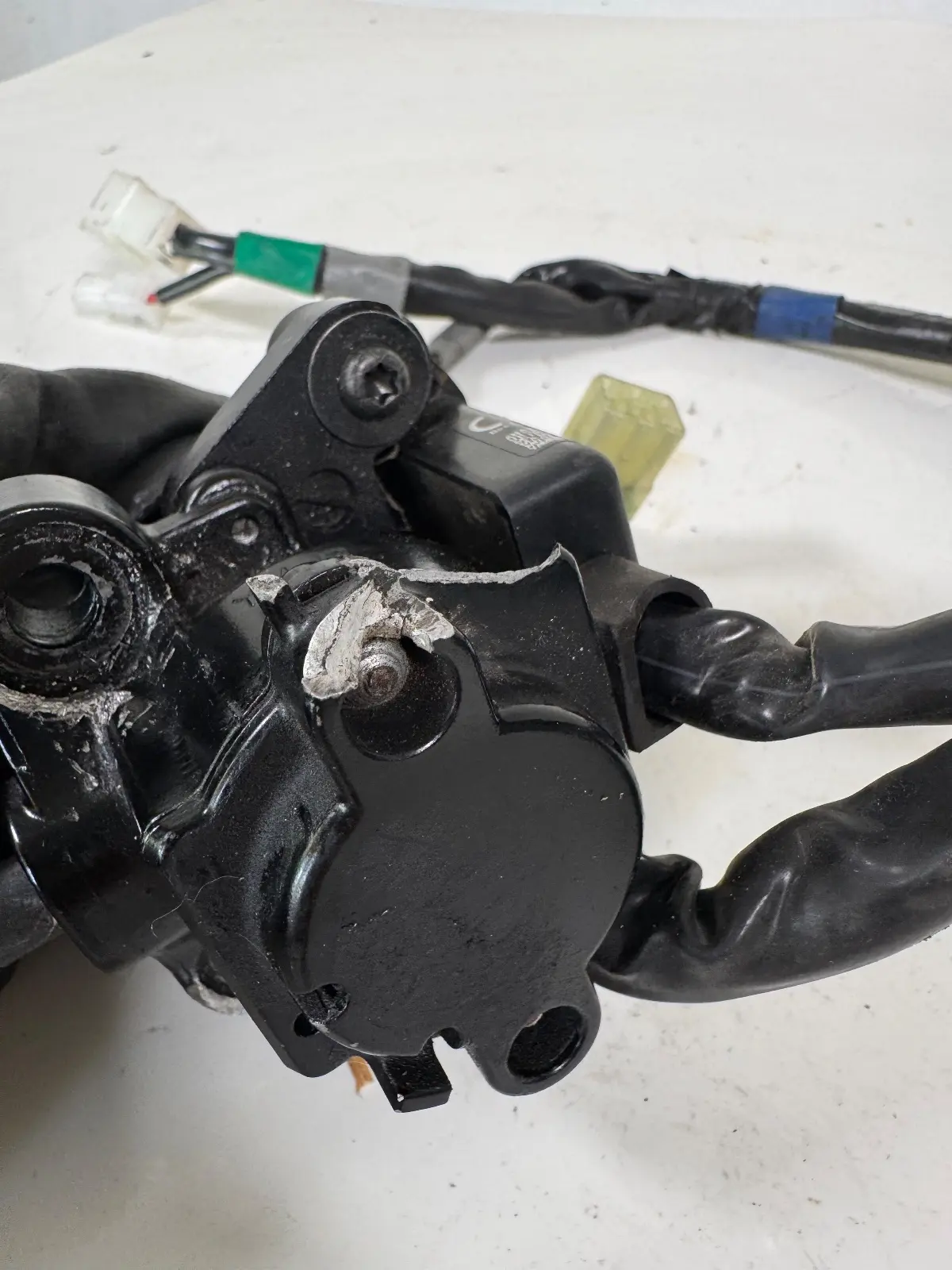Kit chiavi completo / centralina ECU blocchetto + chiavi Yamaha Tracer 900cc 2019 Nero usato — foto reale 2