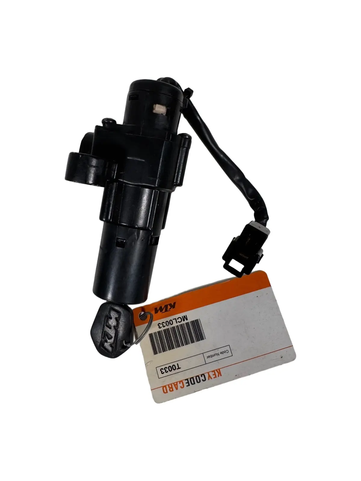 Kit chiavi completo KTM Duke 200cc 2012 Arancione usato — foto reale 3