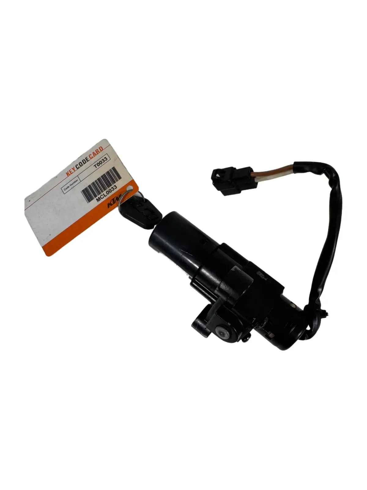 Kit chiavi completo KTM Duke 200cc 2012 Arancione usato — foto reale 8