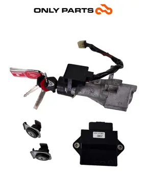 Kit chiavi completo Yamaha X-max 125cc 2014 Grigio opaco usato — foto reale 1