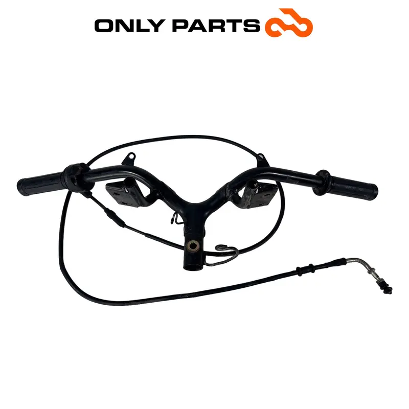MANUBRIO STERZO CON MANOPOLA E CAVI GAS HONDA SH 150 2002 / HANDLEBAR CABLES OEM