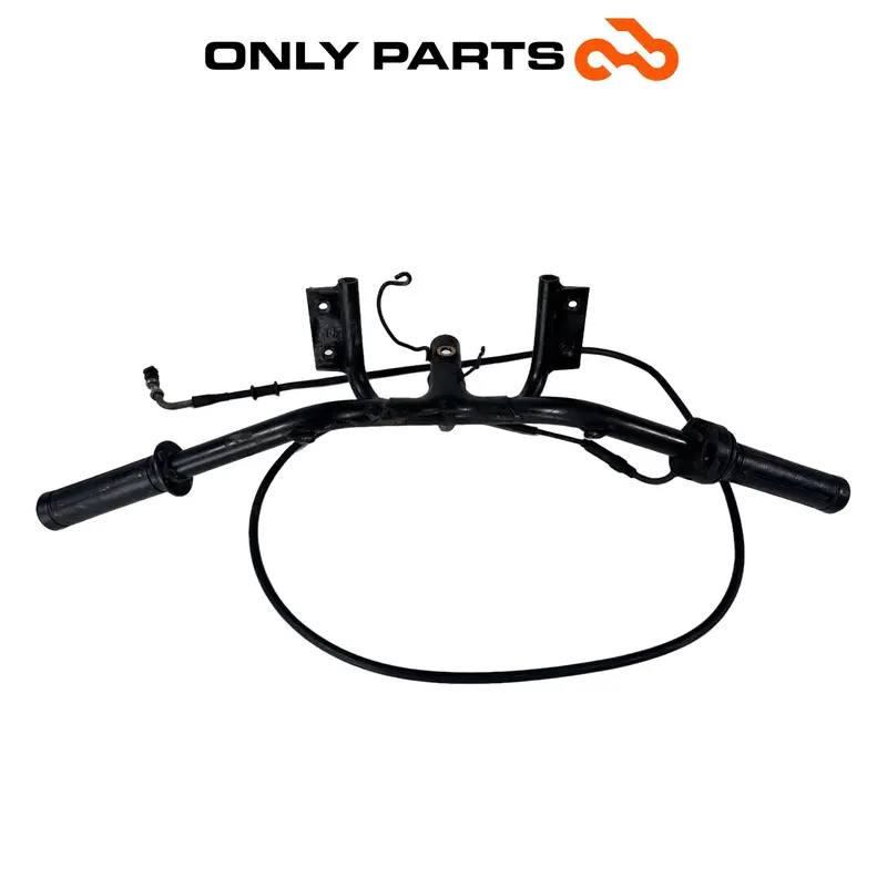 MANUBRIO STERZO CON MANOPOLA E CAVI GAS HONDA SH 150 2002 / HANDLEBAR CABLES OEM — 3