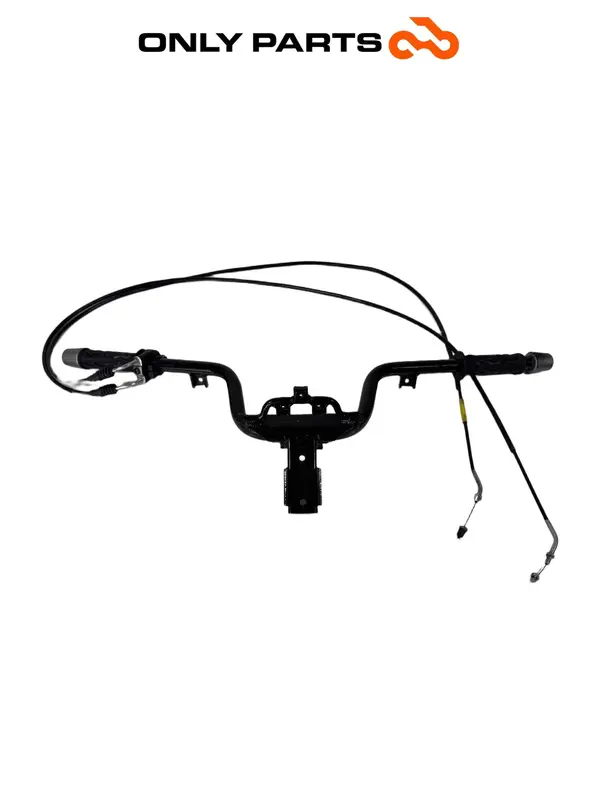 MANUBRIO STERZO + CAVI GAS QUADRO 350S 2013 ORIGINALE SCOOTER HANDLEBAR CABLES