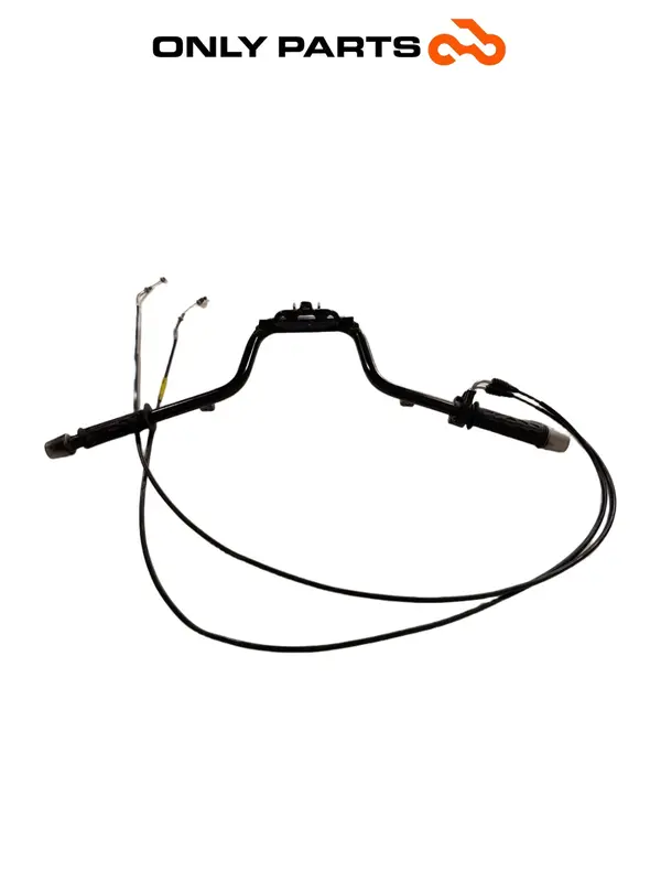 MANUBRIO STERZO + CAVI GAS QUADRO 350S 2013 ORIGINALE SCOOTER HANDLEBAR CABLES — 3