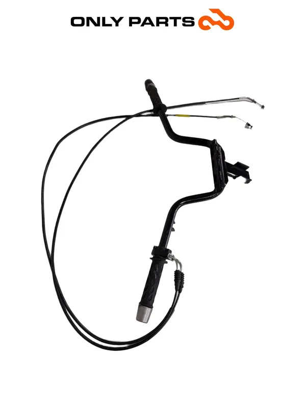 MANUBRIO STERZO + CAVI GAS QUADRO 350S 2013 ORIGINALE SCOOTER HANDLEBAR CABLES — 4
