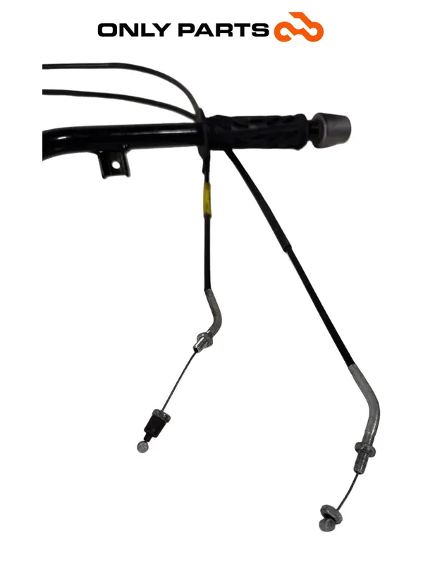 MANUBRIO STERZO + CAVI GAS QUADRO 350S 2013 ORIGINALE SCOOTER HANDLEBAR CABLES — 5