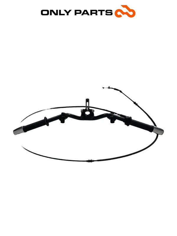 MANUBRIO STERZO TUBO PIAGGIO VESPA GT 200 2003 ORIGINALE CAVO ACCOPPIATO GAS — 4
