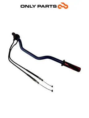 Manubrio Rizoma + manopole + cavi gas Honda VTR 1000 F 1999 Rosso usato — foto reale 1