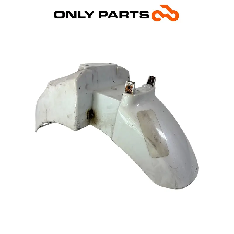 PARAFANGO ANTERIORE BIANCO ORIGINALE APRILIA SCARABEO 300 2010 / FRONT MUDGUARD — 2