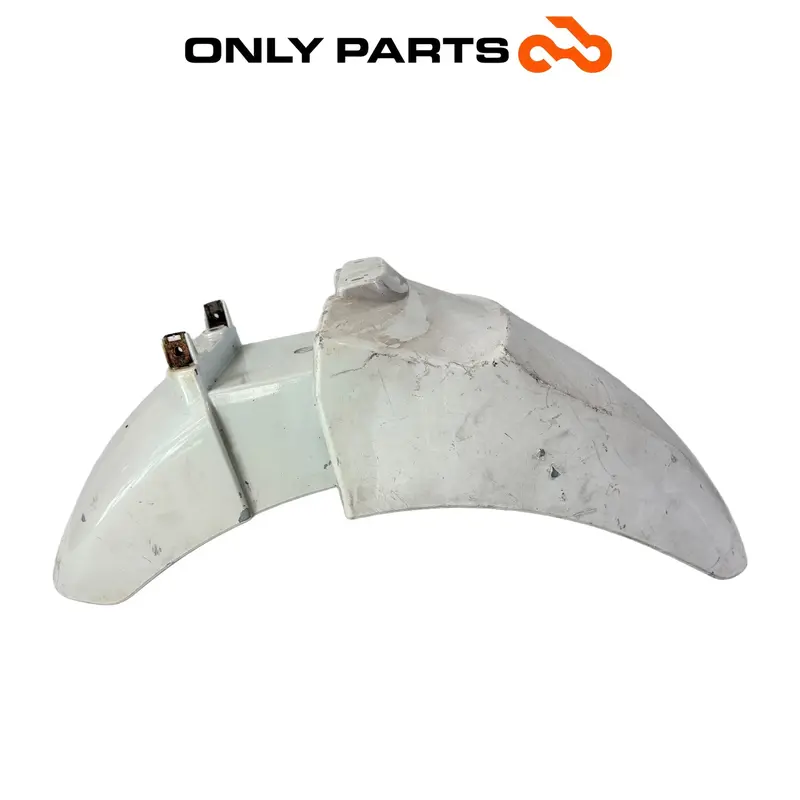 PARAFANGO ANTERIORE BIANCO ORIGINALE APRILIA SCARABEO 300 2010 / FRONT MUDGUARD — 4