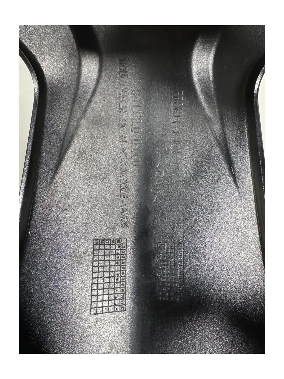 Parafango anteriore KTM Duke 200cc 2012 Arancione usato — foto reale 7