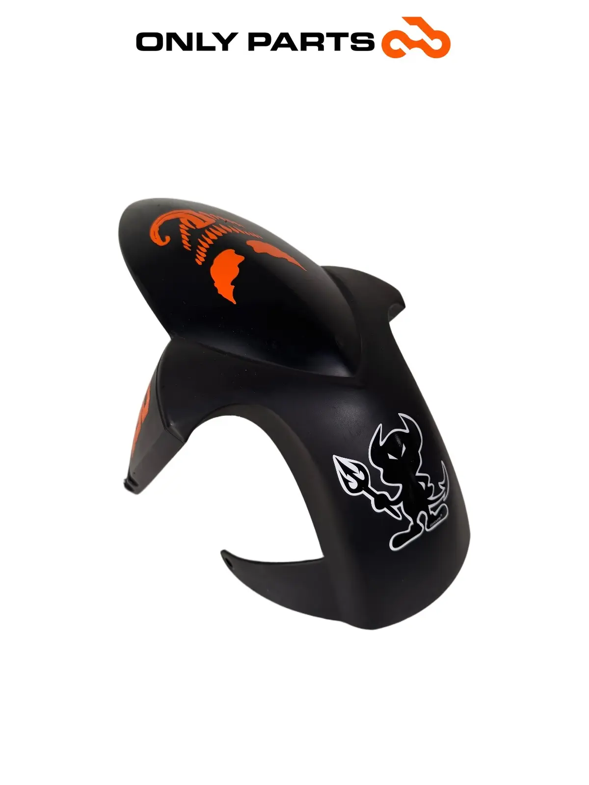 Parafango anteriore KTM Super Duke 990cc 2006 Nero/Arancione usato — foto reale 2