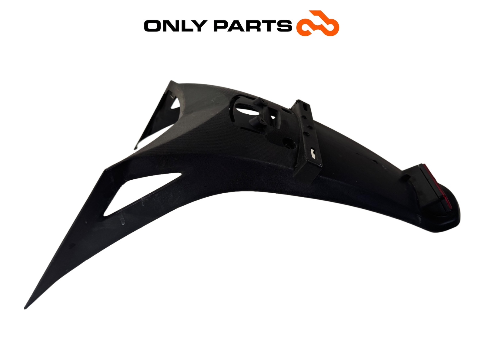 Parafango posteriore con portatarga e catadiottro Kymco People GTi 300 2014 (rear fender) Kymco People GTi 300cc 2014 Bianco usato — foto reale 10