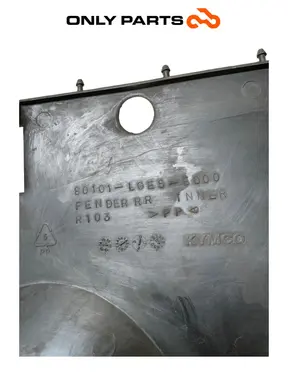 Parafango posteriore interno 80101-LGE5-E000 Kymco People GTi 300 2014 (rear inner fender) Kymco People GTi 300cc 2014 Bianco usato — foto reale 9