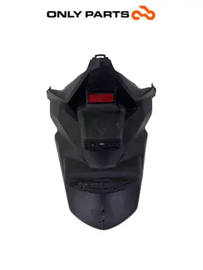 parafango posteriore / portatarga Yamaha X-max 125cc 2014 Grigio opaco usato — foto reale 1