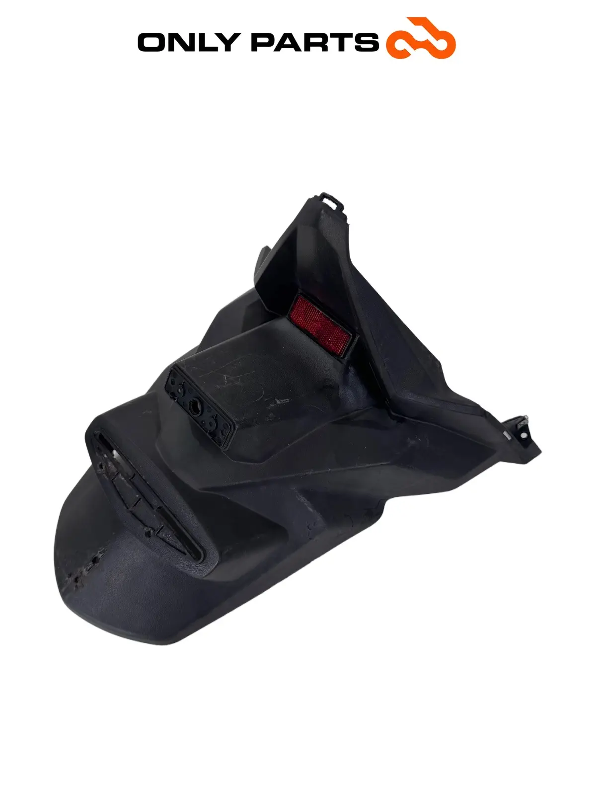 parafango posteriore / portatarga Yamaha X-max 125cc 2014 Grigio opaco usato — foto reale 2