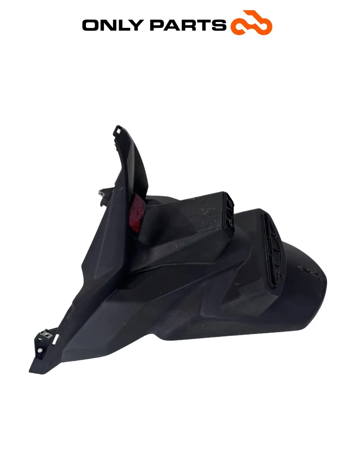 parafango posteriore / portatarga Yamaha X-max 125cc 2014 Grigio opaco usato — foto reale 4