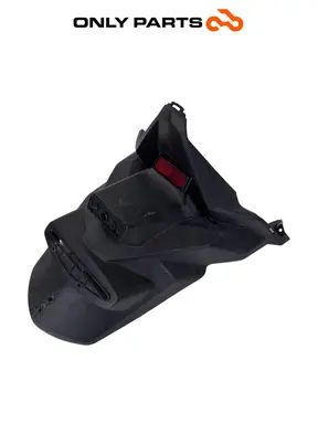 parafango posteriore / portatarga Yamaha X-max 125cc 2014 Grigio opaco usato — foto reale 6