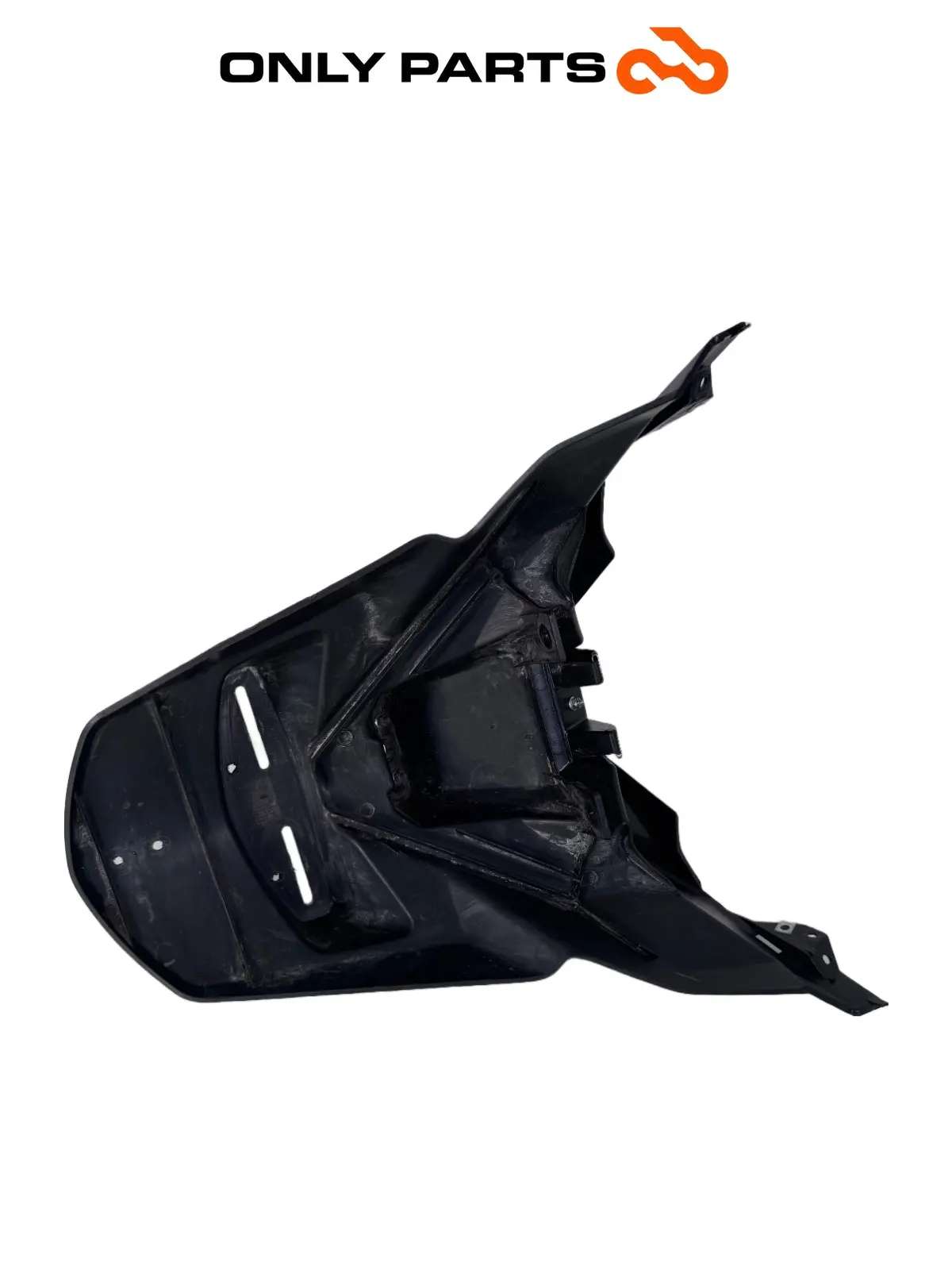parafango posteriore / portatarga Yamaha X-max 125cc 2014 Grigio opaco usato — foto reale 7