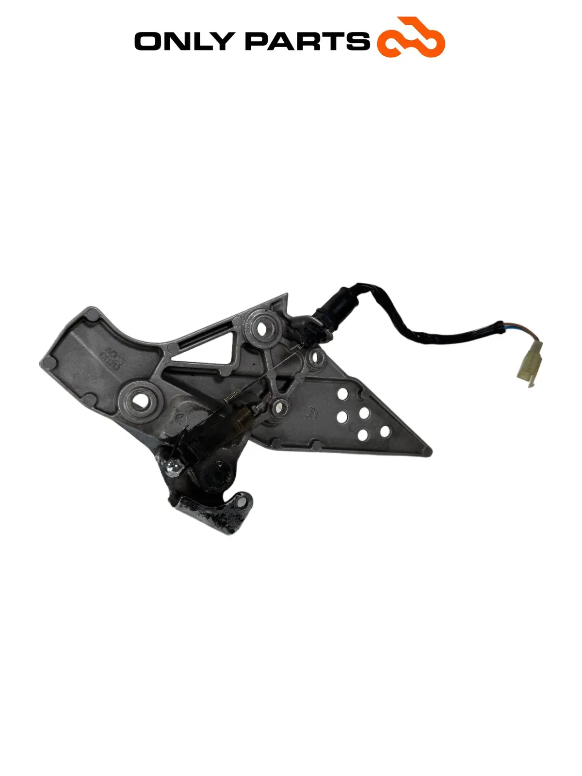 Pedana anteriore DX + leva pedale freno Kawasaki Z 750cc 2004 Nera usato — foto reale 10