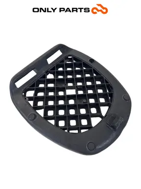 Piastra attacco bauletto portapacchi a nido d'ape Kymco People GTi 300 2014 (top case plate) Kymco People GTi 300cc 2014 Bianco usato — foto reale 3