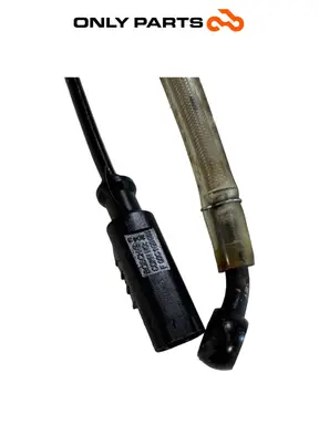 Pinza freno anteriore con supporto, tubo freno e sensore ABS Bosch Kymco People GTi 300cc 2014 Bianco usato — foto reale 12
