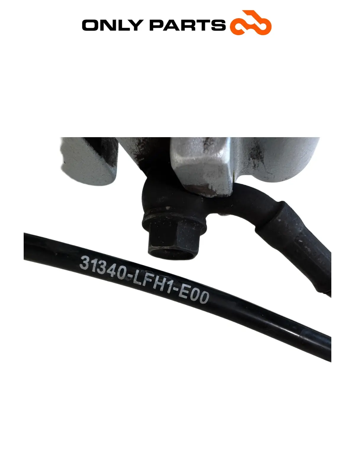 Pinza freno anteriore con supporto, tubo freno e sensore ABS Bosch Kymco People GTi 300cc 2014 Bianco usato — foto reale 9