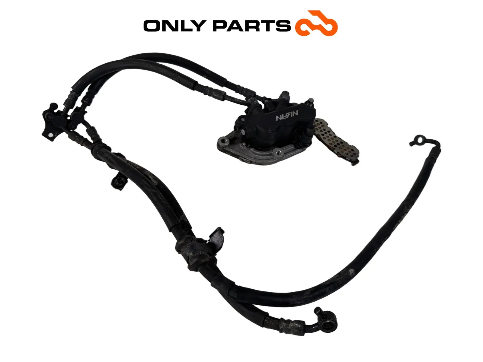 pinza freno anteriore + tubo freno Honda SH 300i 2008 Grigio usato — foto reale 3