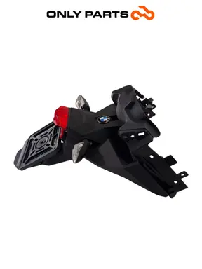 Porta targa BMW C 400 X 400cc 2020 Blu usato — foto reale 3