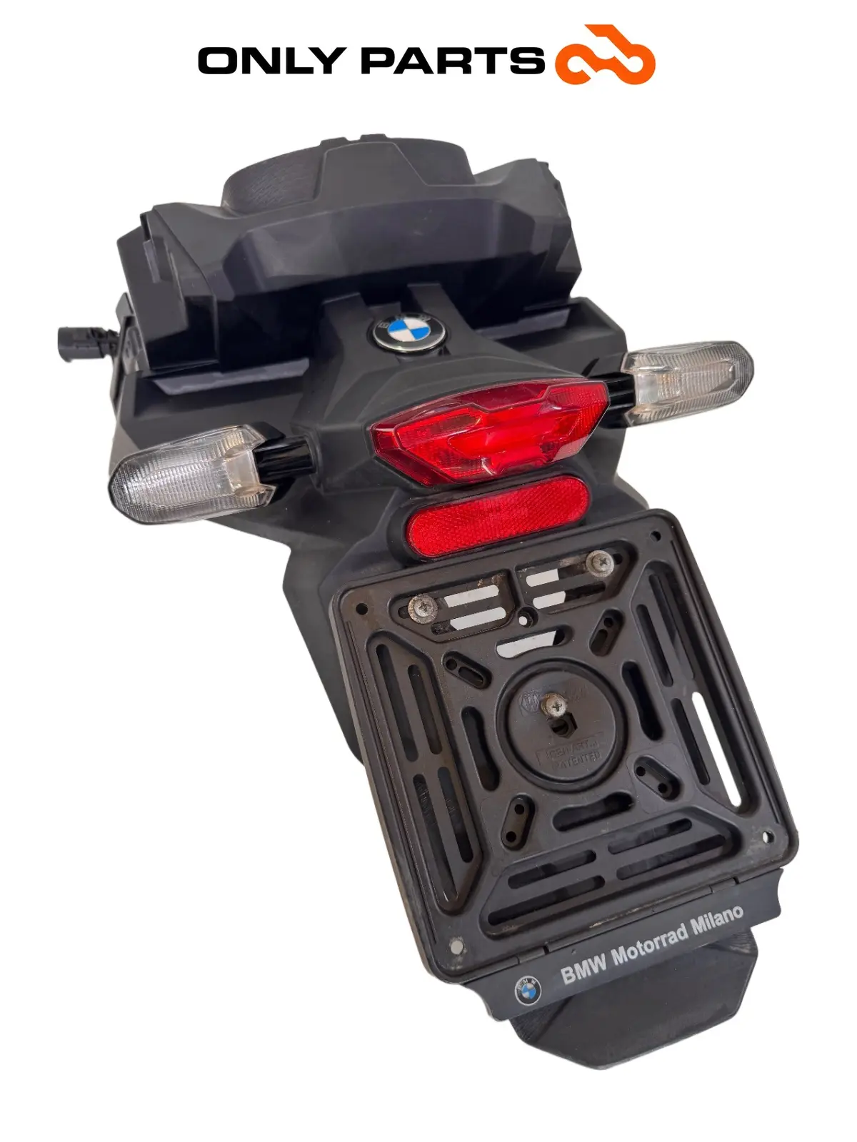 Porta targa BMW C 400 X 400cc 2020 Blu usato — foto reale 7