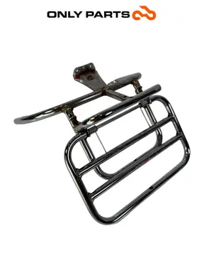 Portapacchi cromato Piaggio Vespa Lx 125cc 2011 Nero usato — foto reale 8
