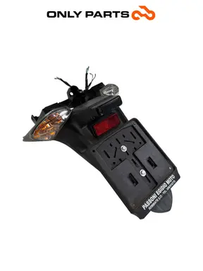 Portatarga + coppia frecce posteriori Honda PCX 125cc 2011 Grigio usato — foto reale 3