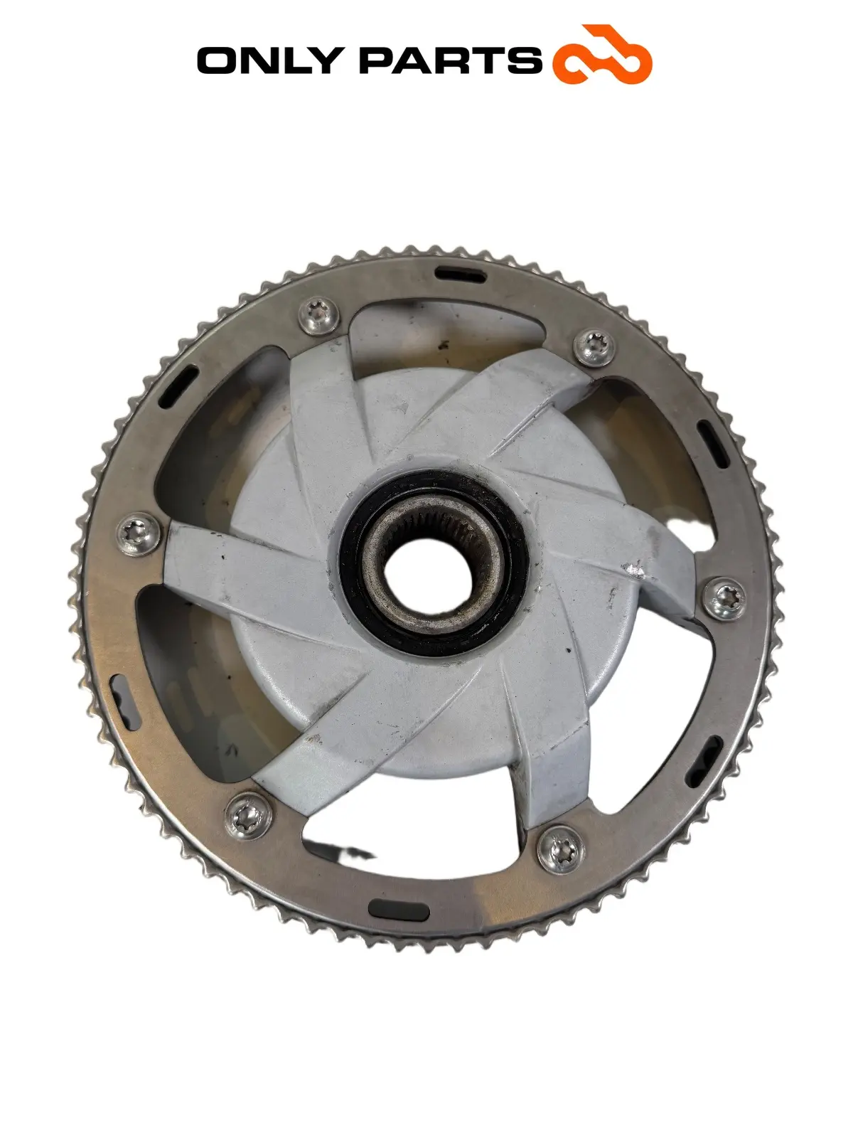 Puleggia corona + mozzo trasmissione posteriore BMW F 650 CS 2001 Grigio usato — foto reale 3