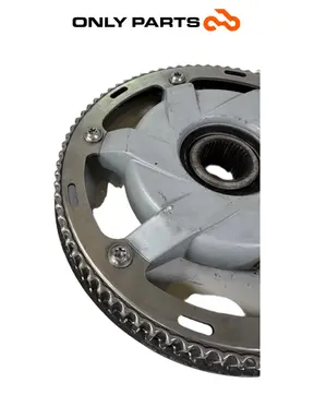 Puleggia corona + mozzo trasmissione posteriore BMW F 650 CS 2001 Grigio usato — foto reale 5