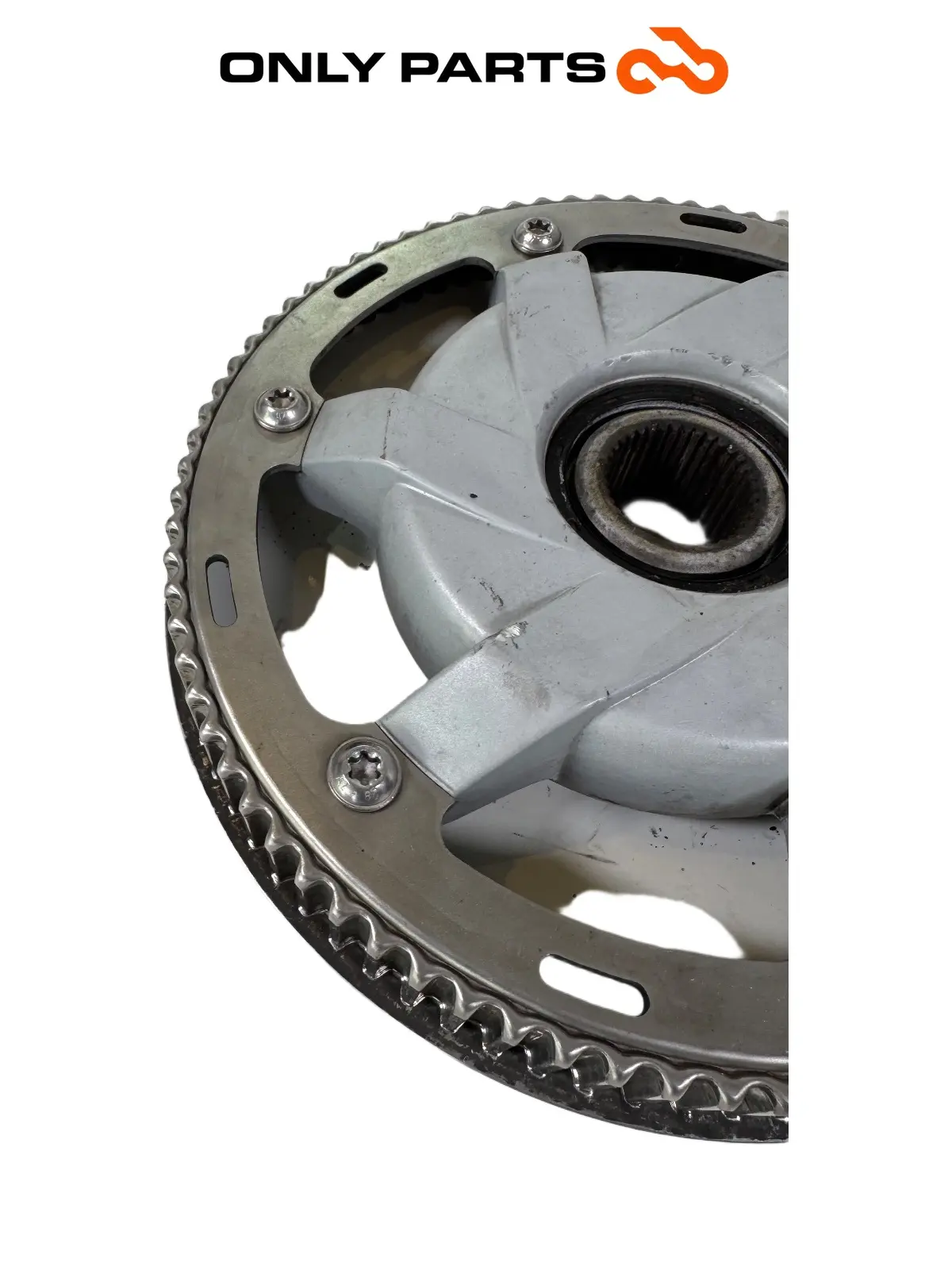 Puleggia corona + mozzo trasmissione posteriore BMW F 650 CS 2001 Grigio usato — foto reale 5