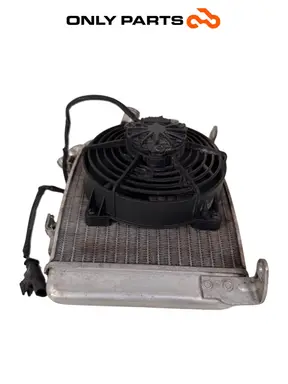 Radiatore acqua + ventola BMW C 400 X 400cc 2020 Blu usato — foto reale 9