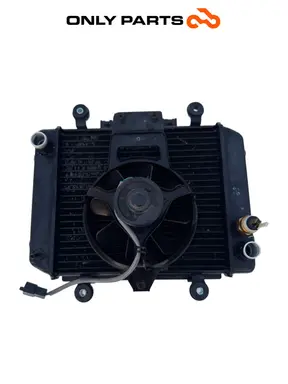 Radiatore acqua + ventola Kawasaki Er-5 500cc 2002 usato — foto reale 6