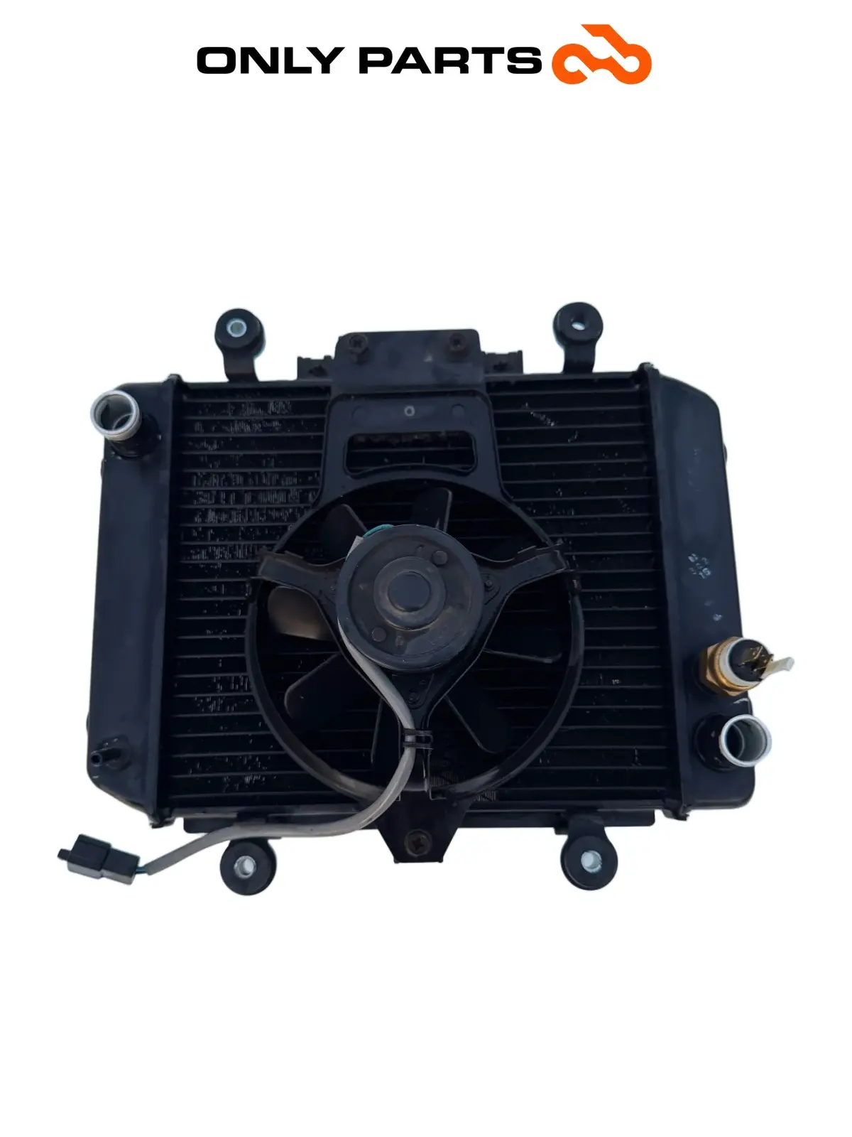 Radiatore acqua + ventola Kawasaki Er-5 500cc 2002 usato — foto reale 6
